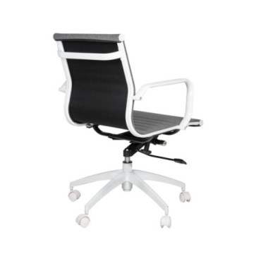 Silla oficina aluminio reclinable con reposabrazos textil... 2