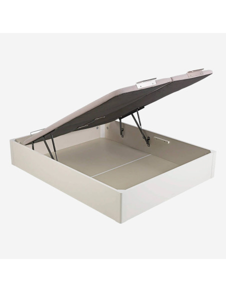 CANAPÉ ABATIBLE MADERA TAPA DOBLE BLANCO PIKOLIN 180x200cm