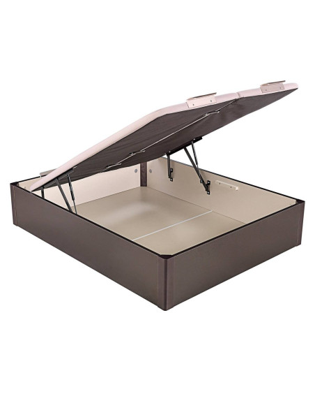 180x200cm CANAPÉ ABATIBLE MADERA TAPA DOBLE WENGUÉ