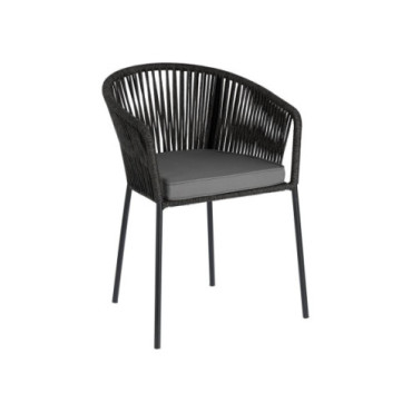 Silla yanet negro 56x55x79cm