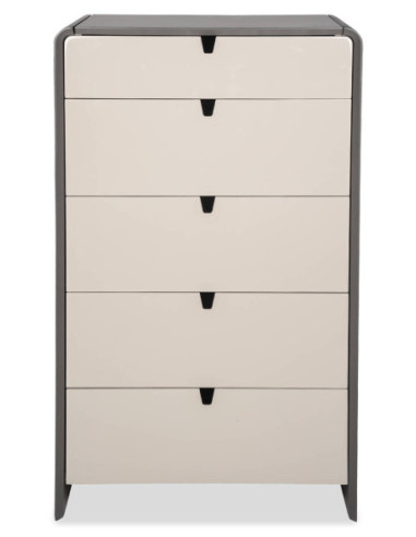 CÓMODA LACQUER GREY