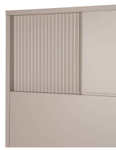 Cabecero oslo lacado gris mate con...