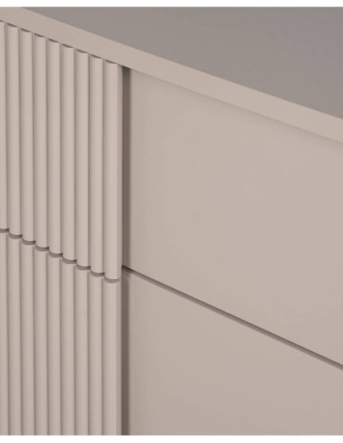 MESITA DE NOCHE OSLO LACADO MATE GRIS...