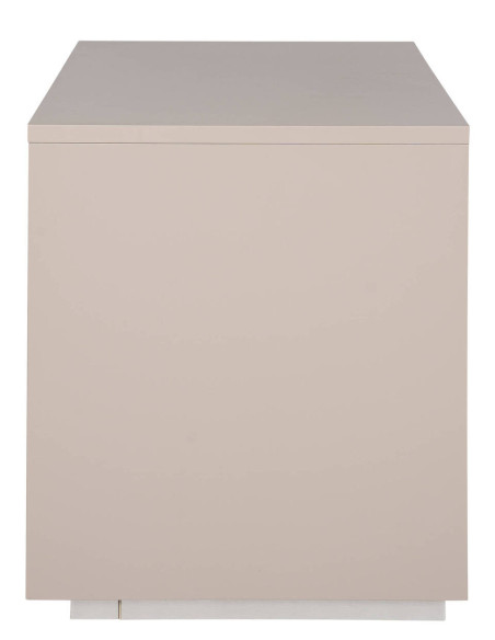 MESITA DE NOCHE OSLO LACADO MATE GRIS OSCURO 60.2x42x51cm