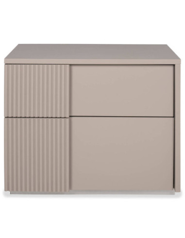 MESITA DE NOCHE OSLO LACADO MATE GRIS...