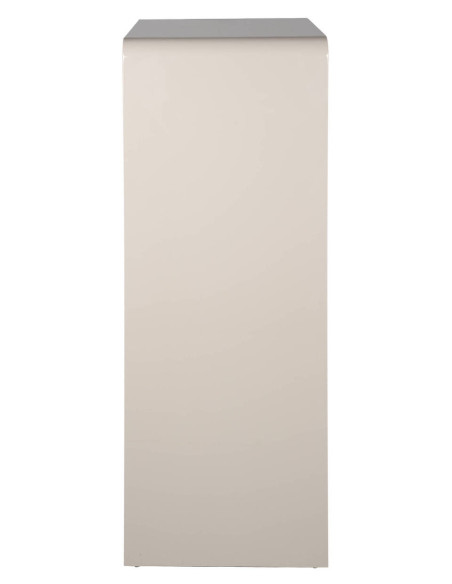 CÓMODA AXIS MODERNA LACADO BRILLANTE GRIS CLARO 70x43x119cm