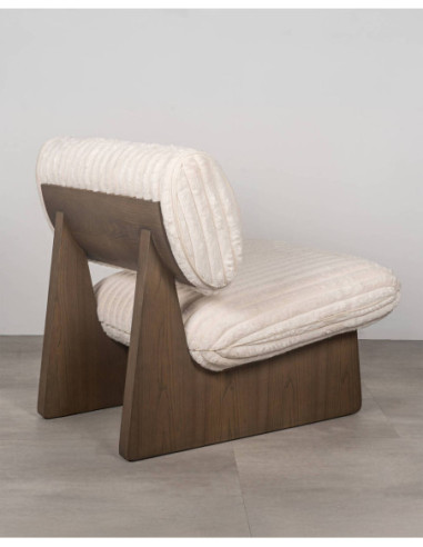 Sillón Nilo moderno tapizado beige...