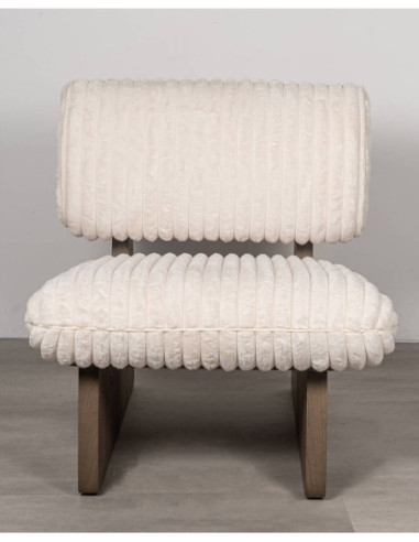 Sillón Nilo moderno tapizado beige...