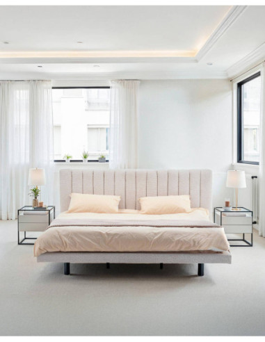 Cama Nara tapizada 180x200 cm con...