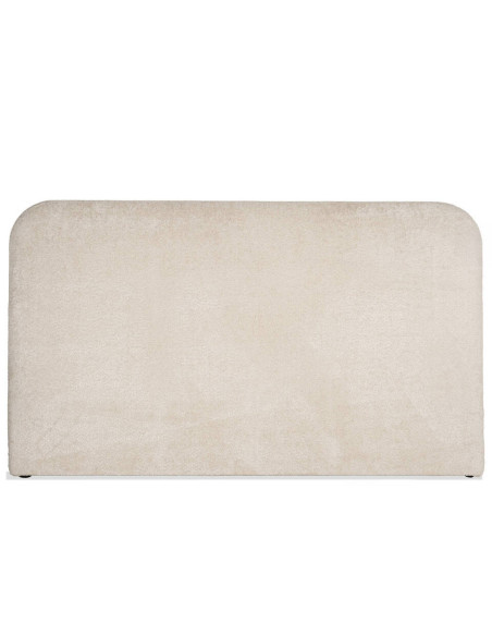 Cabecero Barkly bouclé beige para cama 180 cm