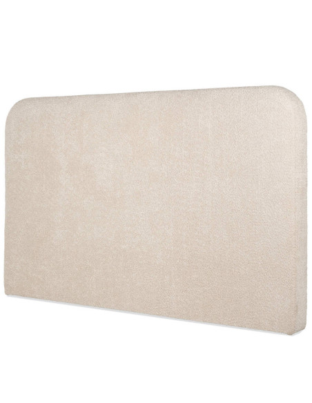 Cabecero Barkly bouclé beige para cama 180 cm