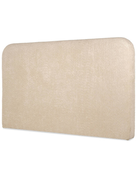 Cabecero Barkly bouclé beige tostado para cama 180 cm
