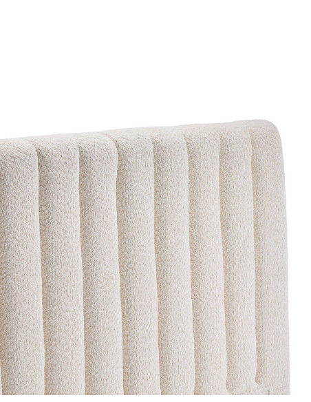 Cabecero tapizado en bouclé blanco Nara 190 cm