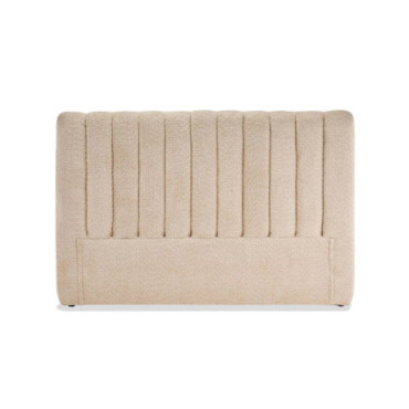 Cabecero tapizado en bouclé beige Nara 190 cm 2