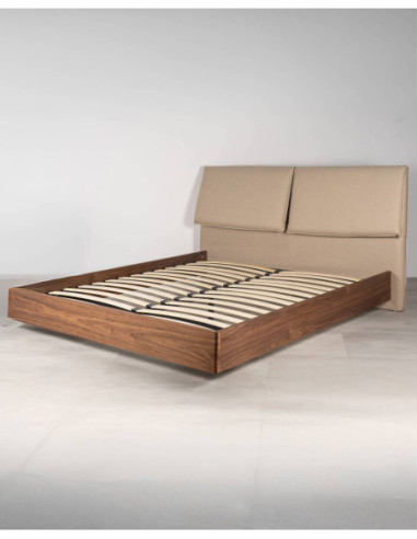 Cama de matrimonio Walnut con...