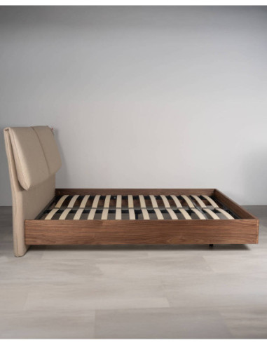 Cama de matrimonio Walnut con...