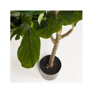 Planta artificial ficus con maceta negro 150 cm 2