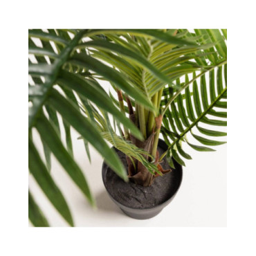 Planta artificial palmera de helecho con maceta negro 150cm 2