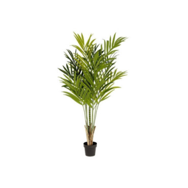 Planta artificial palmera de bambú con maceta negro...