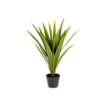 Planta artificial yucca con maceta negro 80cm