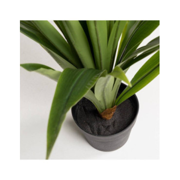 Planta artificial yucca con maceta negro 80cm 2