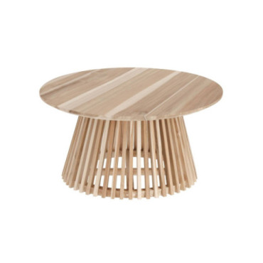 Mesa de centro jeanette ø 80 cm natural