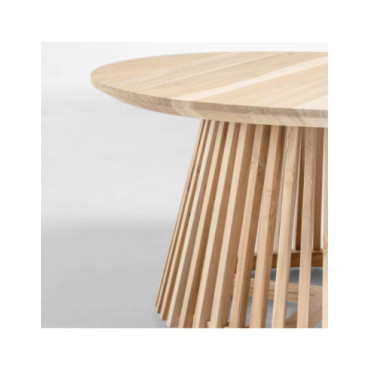Mesa de centro jeanette ø 80 cm natural 2