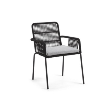 Silla samanta negro 85x56x65cm