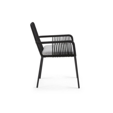 Silla samanta negro 85x56x65cm 2