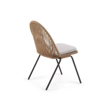 Silla shann beige 8x56x63cm 2