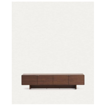 Mueble TV Norlen 4 puertas de chapa de nogal FSC Mix... 2