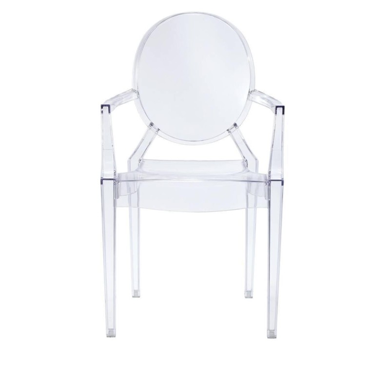 SILLA LOUIS GHOST POLICARBONATO TRANSPARENTE (54x55x92cm)
