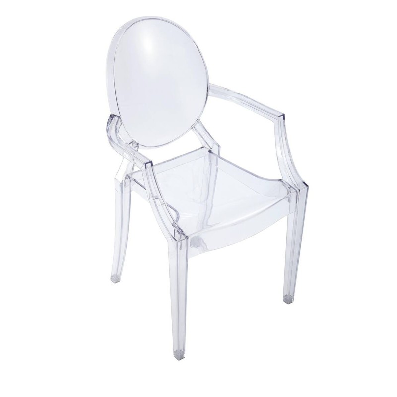 SILLA LOUIS GHOST POLICARBONATO TRANSPARENTE (54x55x92cm)
