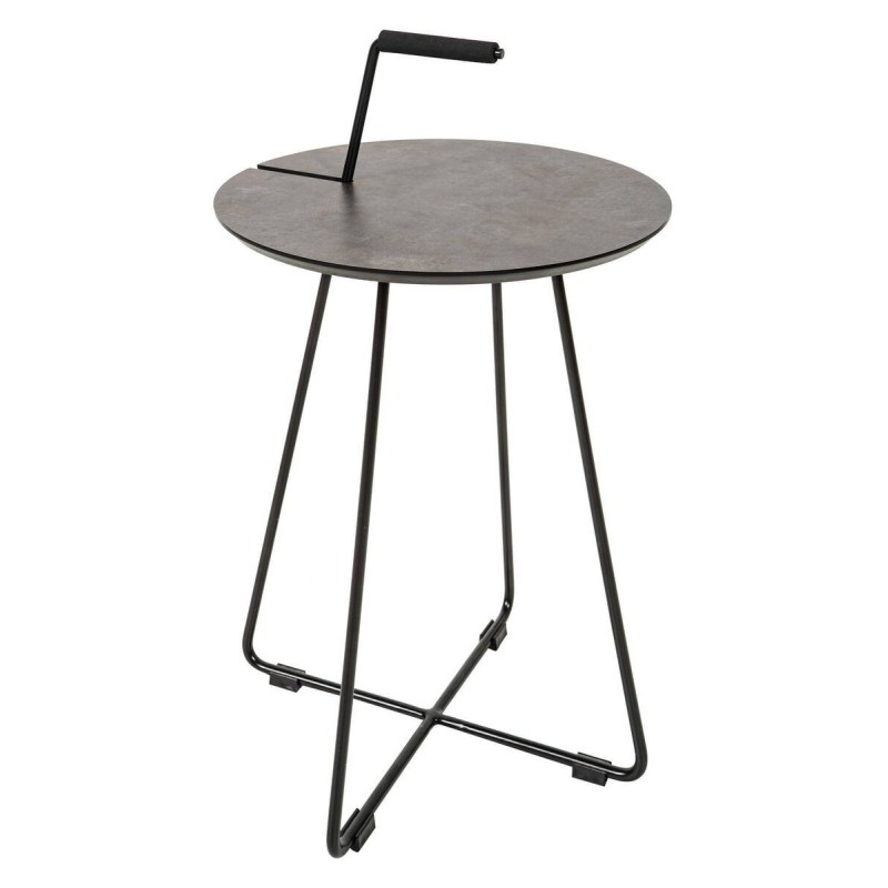 Mesa rincon negra 40x50.5cm +15.5cm