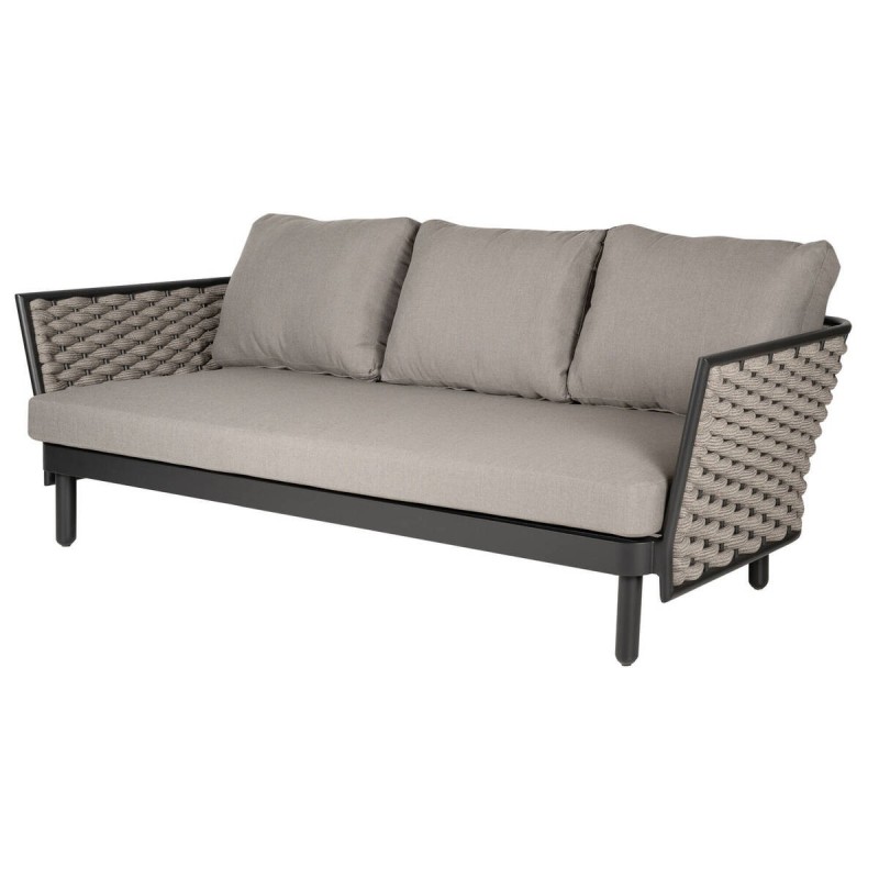 SOFÁ DE EXTERIOR LEON 3 PLAZAS 220x84x68cm