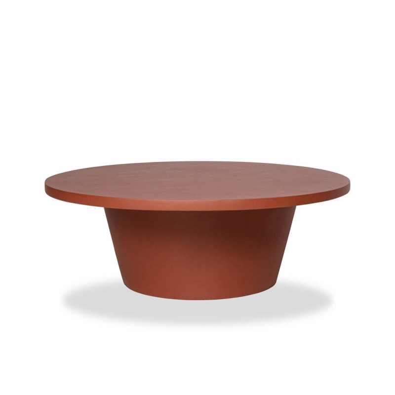 Mesa auxiliar de exterior de terracotta 84x32.5cm