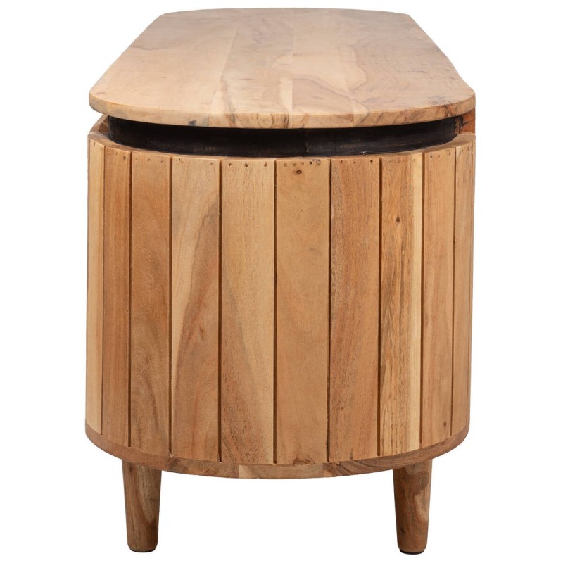Mesa de tv marea de acacia natural 160x40x55cm