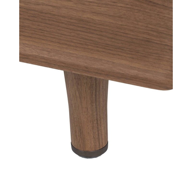 Aparador Lontar de nogal y patas de madera 180x42x76,5 cm