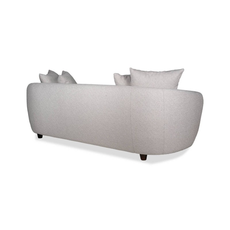 Sofá nimbus curvo con motivo de triángulos 226x99x73cm