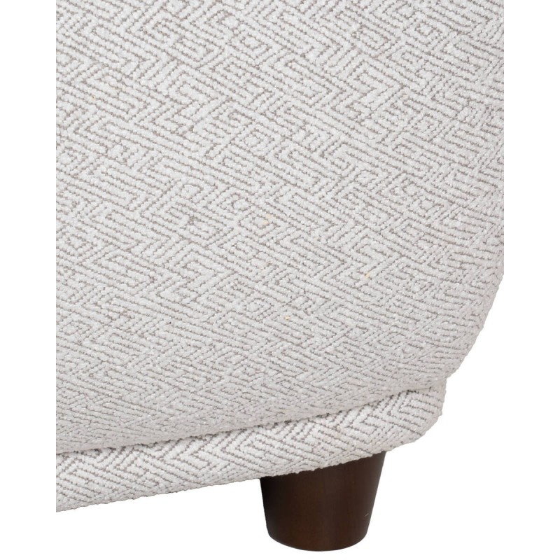 Sofá nimbus curvo con motivo de triángulos 226x99x73cm