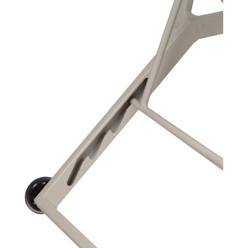 TUMBONA DE EXTERIOR LANKA CON ESTRUCTURA DE ALUMINIO MOKA Y TEXTILENE KAKHI