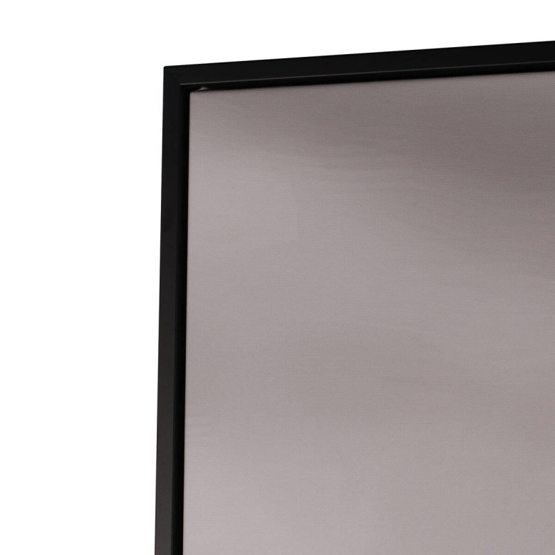 Lienzo Fotográfico 120x160 cm en Blanco y Negro con Marco Negro