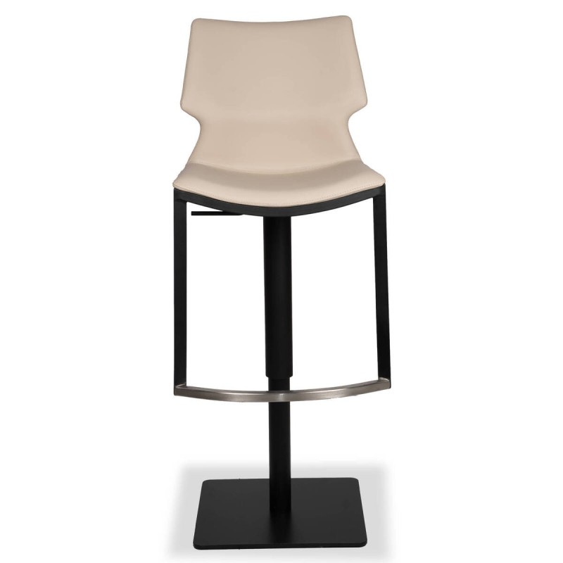 Taburete elevia color crema elevable 44x53x86/111cm