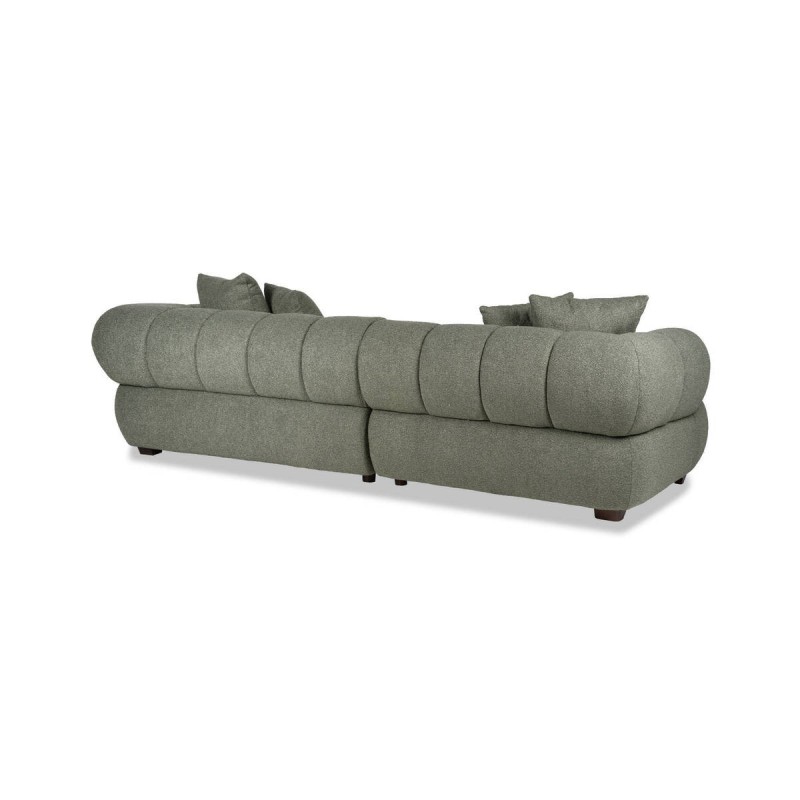 Sofá wave verde oliva 4 plazas 283x96x67 cm