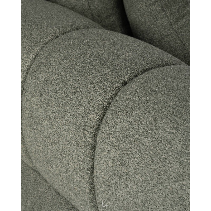 Sofá wave verde oliva 4 plazas 283x96x67 cm