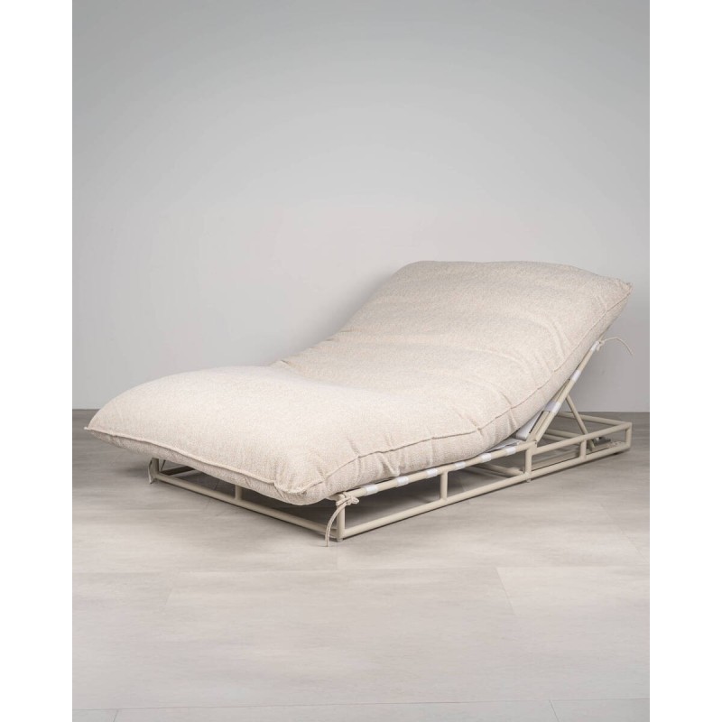 Coral Lounger con estructura de aluminio 195 x 127 x 40 cm