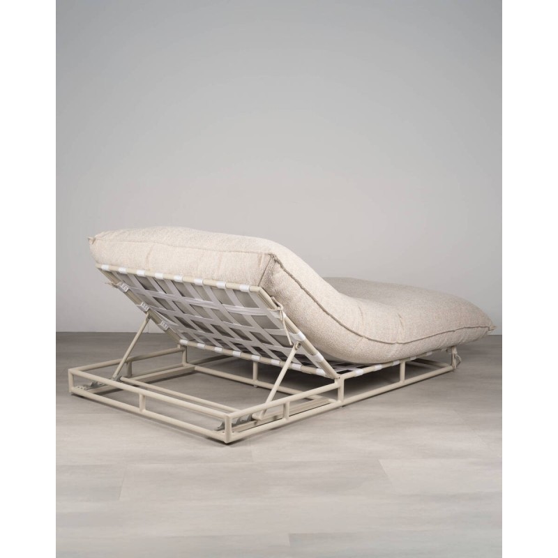Coral Lounger con estructura de aluminio 195 x 127 x 40 cm