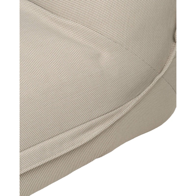 Sillón lounge Nube de exterior en tejido beige XL 110x155x38cm