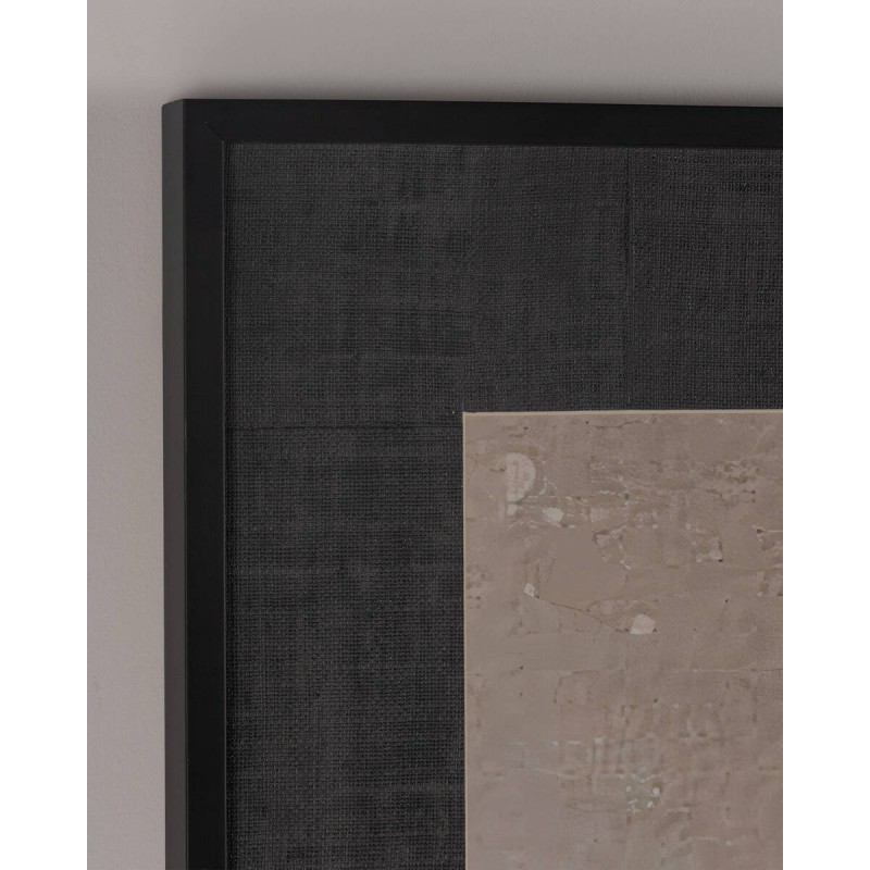 Cuadro rostro con nube y marco texturizado