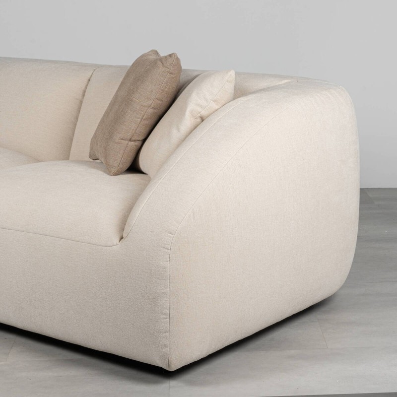 Sofá modular lineal Loma beige 300 cm